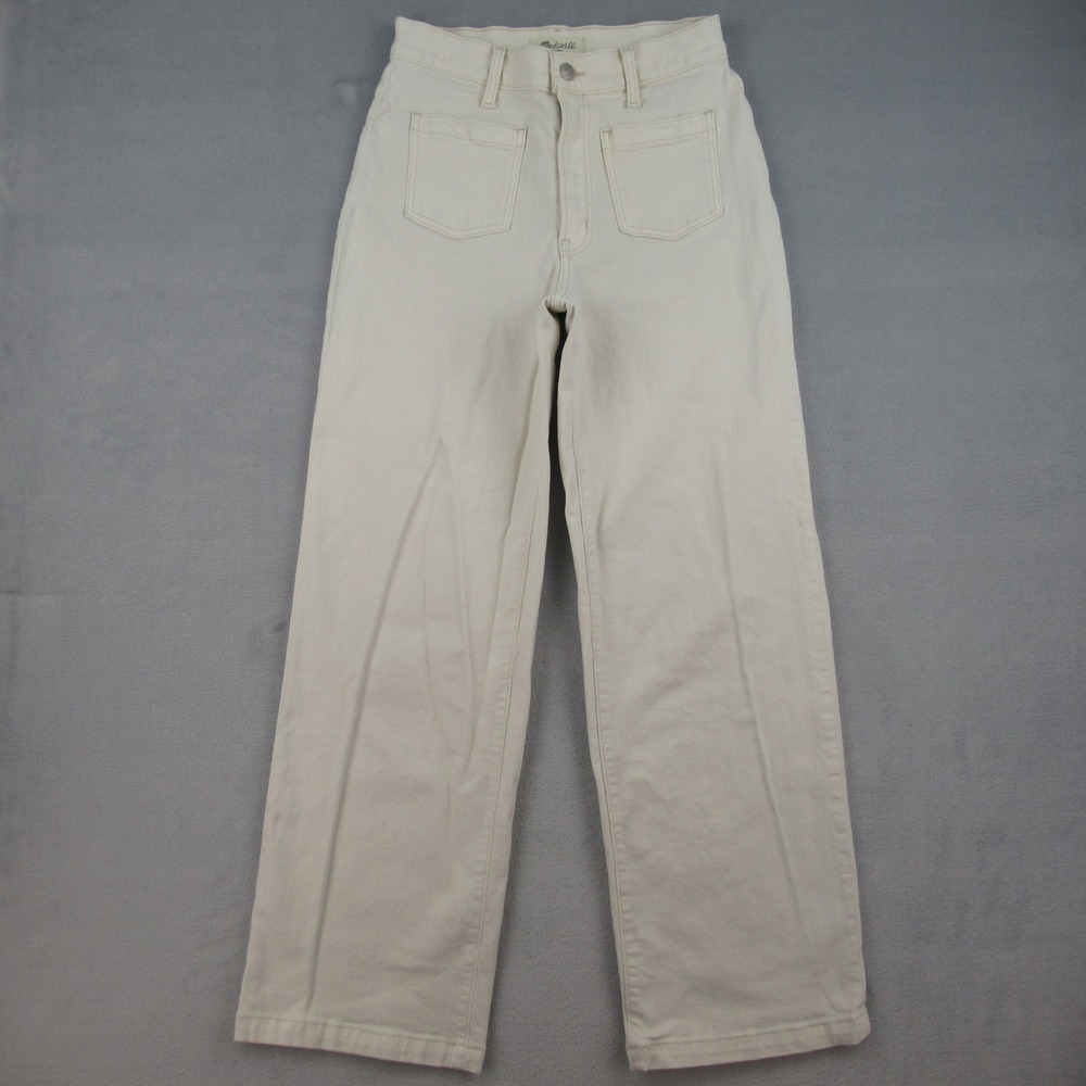 Madewell The Perfect Vintage Wide-Leg Jean NM699 Off White 27